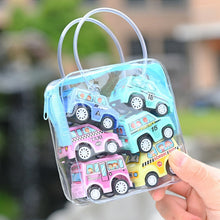 Load image into Gallery viewer, 6pcs Children Car Set Simulate Educational Trailer Toy Inertia Truck Kids Race Car Plaything Pull Back Cars For Kids Boys Gift