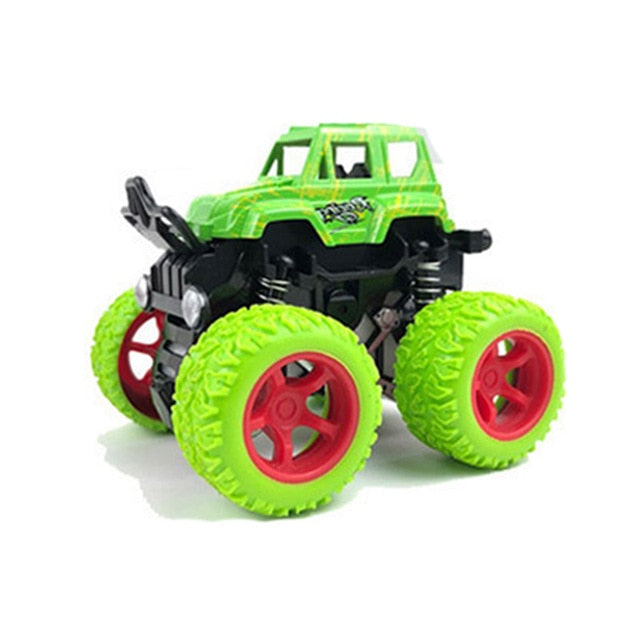 Mini Inertial Off-Road Vehicle Pullback Children Toy Car Plastic Friction Stunt Car Juguetes Carro kids toys for boys