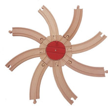 Load image into Gallery viewer, EDWONE One Set Beech Wood Railway Vehicle Accessories Toys Wood Track Assembled educational toys Compatibel All Wood Track Biro
