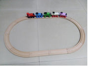 Load image into Gallery viewer, EDWONE One Set Beech Wood Railway Vehicle Accessories Toys Wood Track Assembled educational toys Compatibel All Wood Track Biro
