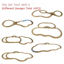 Load image into Gallery viewer, EDWONE One Set Beech Wood Railway Vehicle Accessories Toys Wood Track Assembled educational toys Compatibel All Wood Track Biro

