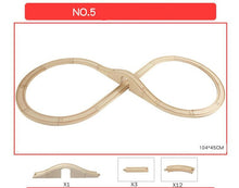 Load image into Gallery viewer, EDWONE One Set Beech Wood Railway Vehicle Accessories Toys Wood Track Assembled educational toys Compatibel All Wood Track Biro
