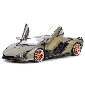 Bburago 1:18 Lamborghini-Sián FKP 37 Sports Car Static Die-cast Alloy Collectible Model Car
