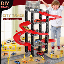 Load image into Gallery viewer, Children&#39;s Plastic Parking Toy Set Three-dimensional Multi-layer Car Assembly Rail Car Parent-child Interaction Gift Boy Toys
