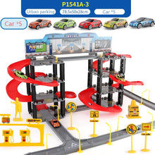 Load image into Gallery viewer, Children&#39;s Plastic Parking Toy Set Three-dimensional Multi-layer Car Assembly Rail Car Parent-child Interaction Gift Boy Toys
