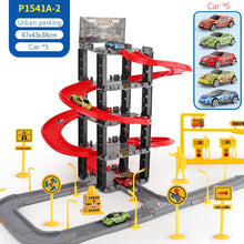 Load image into Gallery viewer, Children&#39;s Plastic Parking Toy Set Three-dimensional Multi-layer Car Assembly Rail Car Parent-child Interaction Gift Boy Toys
