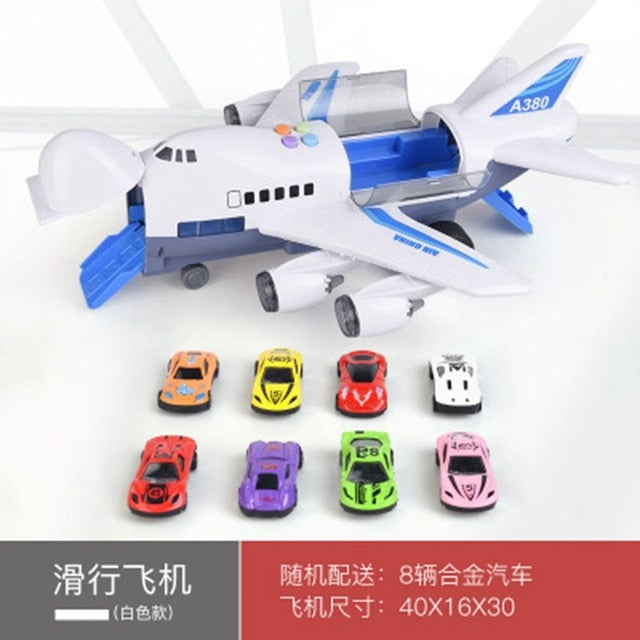 Toy Aircraft Music Story Simulation Track Inertia Children'S Toy Aircraft Large Size Passenger Plane Kids Airliner Toy Car