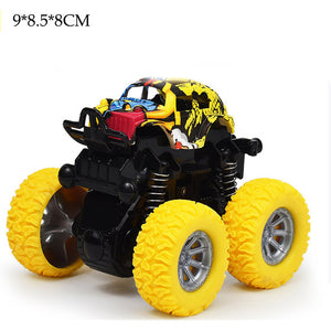 Mini Inertial Off-Road Vehicle Pullback Children Toy Car Plastic Friction Stunt Car Juguetes Carro kids toys for boys