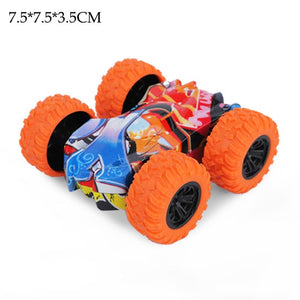 Mini Inertial Off-Road Vehicle Pullback Children Toy Car Plastic Friction Stunt Car Juguetes Carro kids toys for boys