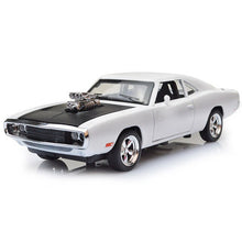 Load image into Gallery viewer, Hot 1:32 Dodge Classic Car Showpiece Diecast Metal Model Car Sound and Light Pull-back Vehicle Toy for Children Gift 4 colors

