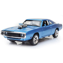 Load image into Gallery viewer, Hot 1:32 Dodge Classic Car Showpiece Diecast Metal Model Car Sound and Light Pull-back Vehicle Toy for Children Gift 4 colors
